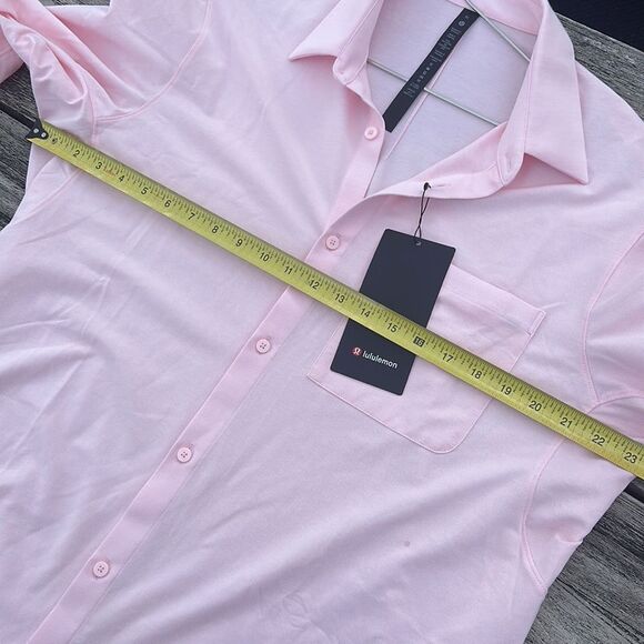 Lululemon Commission Long Sleeve Shirt Mens Size XL NWT  Pink - Picture 2 of 6